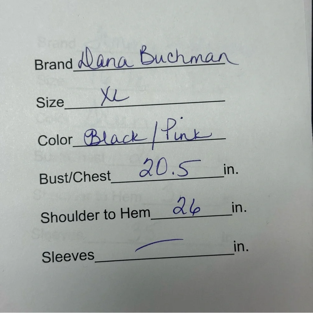 Dana Buchman Multicolor Striped Sleeveless Blouse. Size XL - Picture 8 of 8